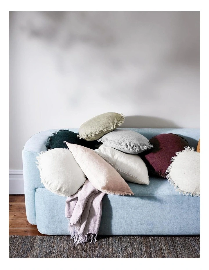 Vintage Linen Fringe Cushion in Shell New ???? Aura Home Vintage Linen Fringe Cushion In Shell ???? -Linen House Sales Store unnamed file 743