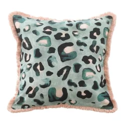 Flash Sale 🔥 M.M Linen Cantaloupe Jaguar Cushion In Multi 🧨