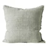 Cheap 🛒 Aura Home Vintage Linen Fringe Cushion Sage 👏 -Linen House Sales Store unnamed file 78