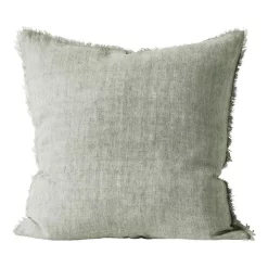 Cheap π Aura Home Vintage Linen Fringe Cushion Sage π