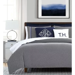 Top 10 🎁 Tommy Hilfiger Diamond Monogram Knit Square Cushion Navy ⭐ -Linen House Sales Store unnamed file 873