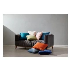 Promo 💯 Koala Living Remi Velvet Cushion Peacock Blue 🎁 -Linen House Sales Store unnamed file 879