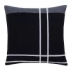 Hot Sale 🛒 Calvin Klein Reversible Plaid Logo Pillow In Anthracite ❤️ -Linen House Sales Store unnamed file 88