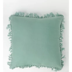 Promo 🔔 Australian House & Garden Moreton Tassle Linen Square Cushion Sea Mist 😉