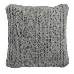 Wholesale ✨ Innovatec Sakura Light Grey Cable Knit Cushion 👍