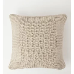 Flash Sale β Australian House & Garden Bayside Knitted Cushion In Moonbeam β