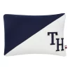 Outlet ❤️ Tommy Hilfiger Th Triangle Cushion In Navy/White 🛒 -Linen House Sales Store unnamed file 943