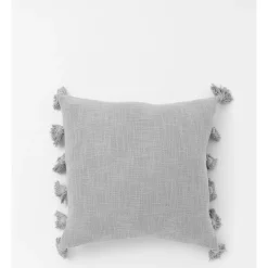 Buy 🔥 Vue Monarch Tassled Cushion 50x50 Cm In Grey 🔔