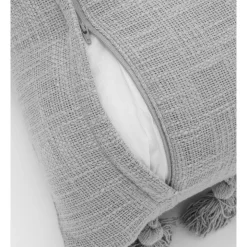 Buy 🔥 Vue Monarch Tassled Cushion 50x50 Cm In Grey 🔔 -Linen House Sales Store unnamed file 988